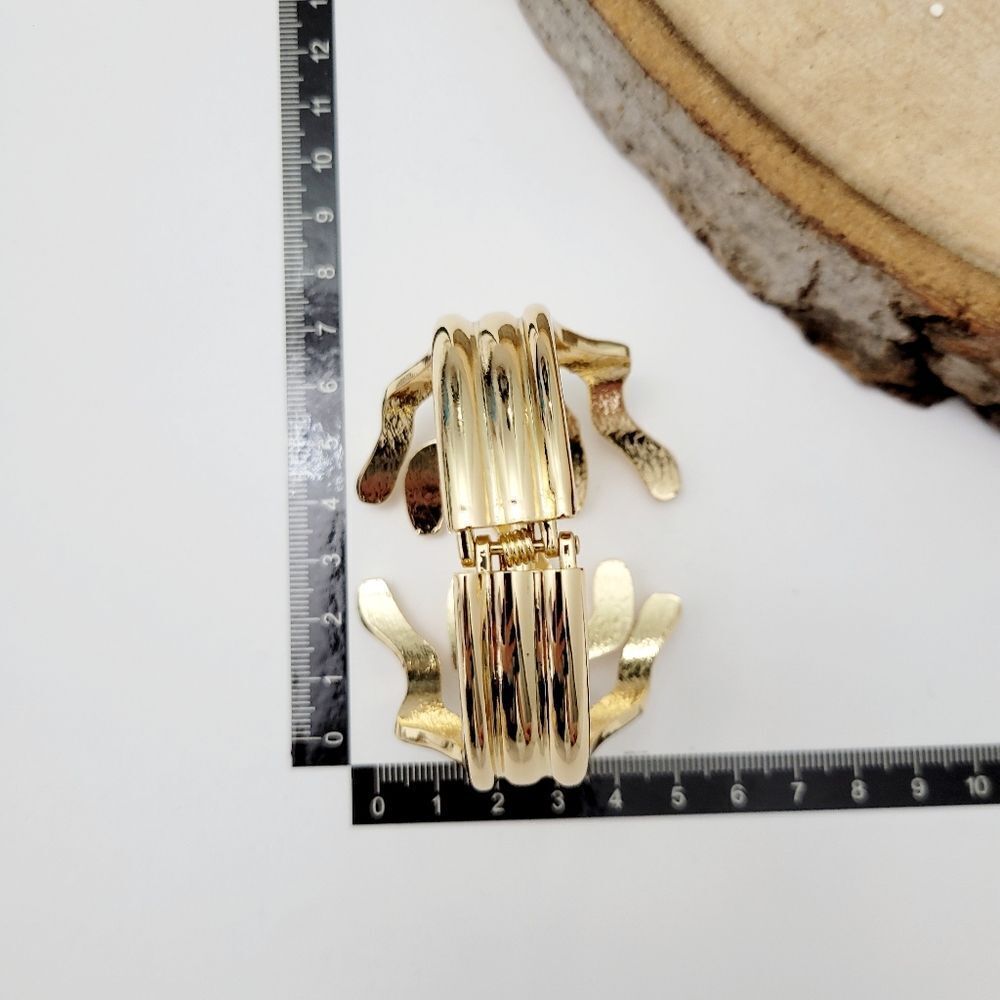 Brand New Top Fashion Gold Tone Bangle Bracelet - Picture 4 of 9